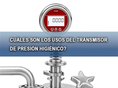 ¿Cuáles son los usos del transmisor de presión higiénico?